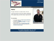 Tablet Screenshot of englishwithdouglas.com